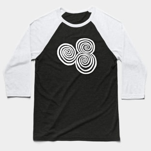 Triple Spiral Baseball T-Shirt